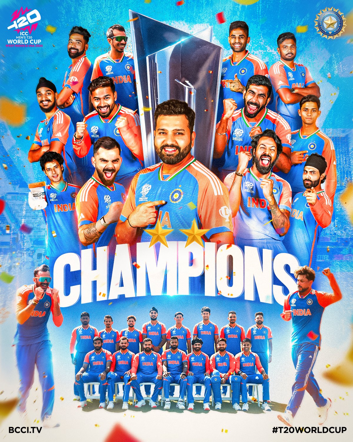India wins T20 world cup