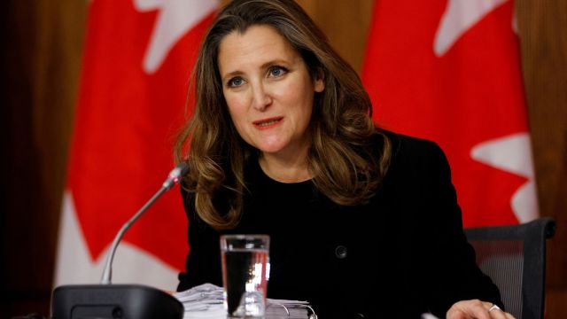Canada's Deputy PM Freeland Resigns