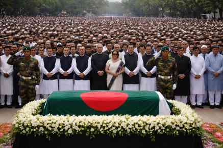 Bangladesh’s first woman Prime Minister at state funeral