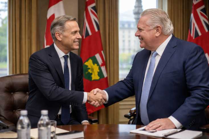 Carney and Ford meet in Ottawa