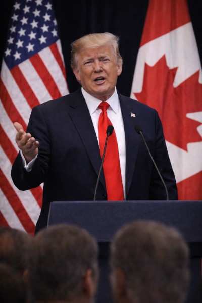 Trump claims Canada ‘lives’ because of the United States