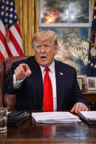 Trump threatens military action against Iran,