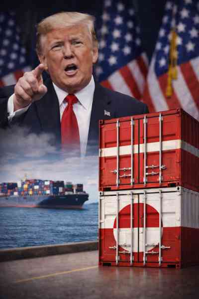 U.S. President Donald Trump has threatened to impose new tariffs on countries that oppose a U.S. takeover of Greenland