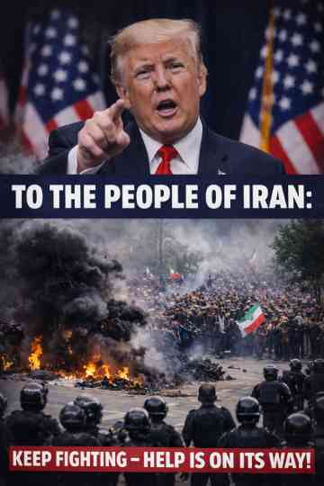 Trump urges Iranians to continue protests, promises ‘help is on its way’