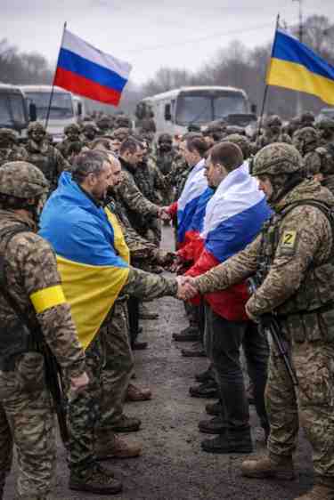 Russia and Ukraine exchange prisoners as peace talks end