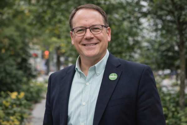 Mike Schriener the green party provincial leader and MPP Guelph has consecutively won three elections