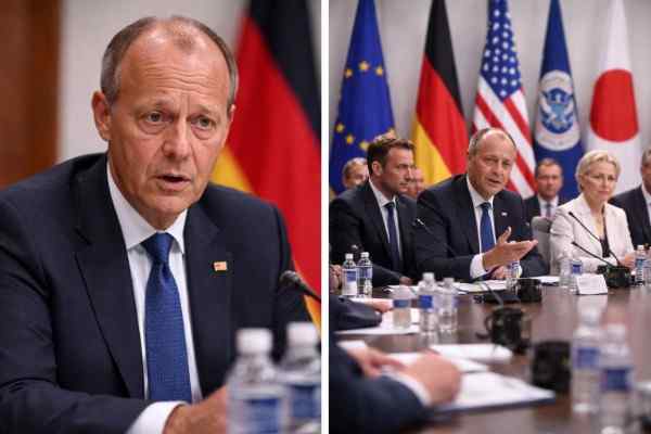 CDU leader Friedrich Merz warns rules-based global order is breaking down
