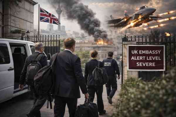 UK embassy in Tehran withdraws staff amid fears of U.S. strikes