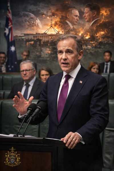 Mark Carney warns global order is ‘breaking down’ in speech to Australian Parliament