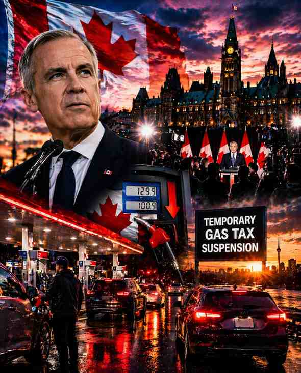 Fuel Tax Holiday Announced as Carney Government Moves to Ease Rising Costs