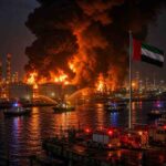 Middle East: Massive Fire Reported at UAE Oil Port as Emirates Accuses Iran of Attack