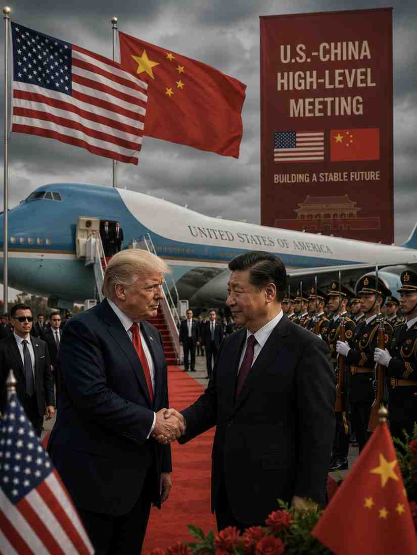 Trump Arrives in China