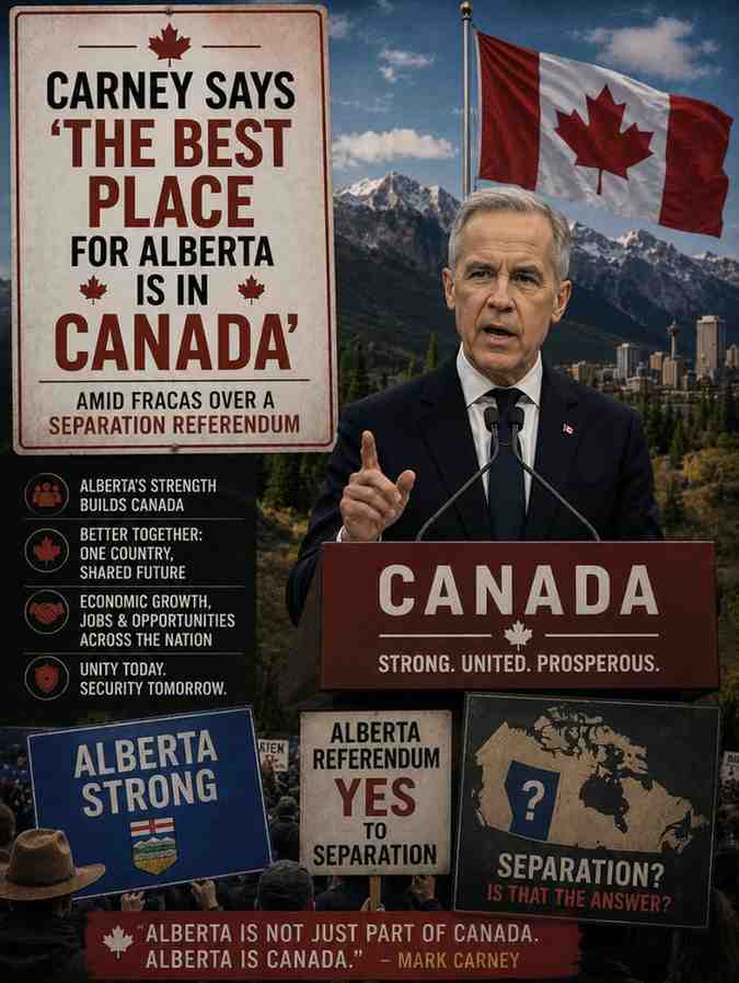 Carney Says ‘Best Place for Alberta Is in Canada