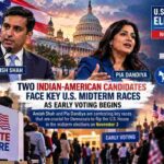 Amish Shah and Pia Dandiya Battle for Key US House Seats as Midterm Voting Begins